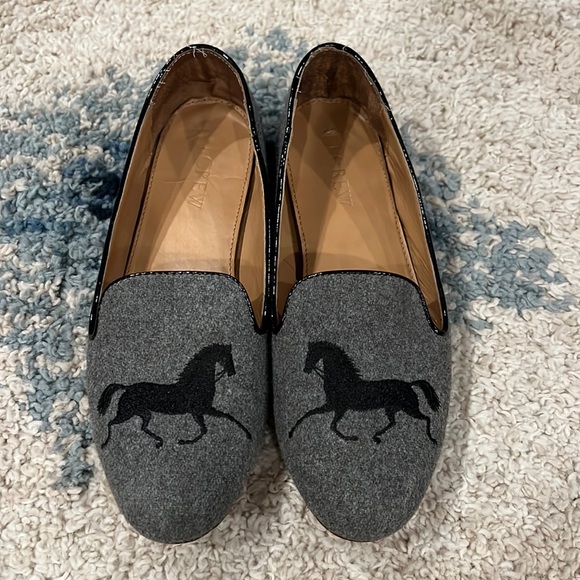 J. Crew horse loafers